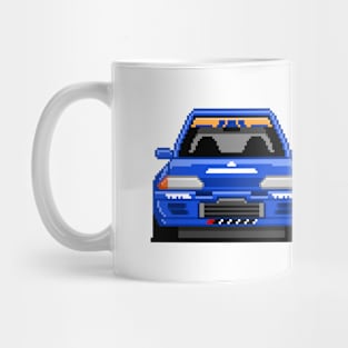 Nissan Skyline R-32 Calsonic Pixel Art Mug